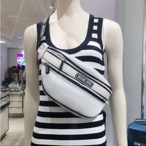 MICHAEL KORS SPORT DANIKA MESH WAIST PACK FANNY BELT BAG $248.00